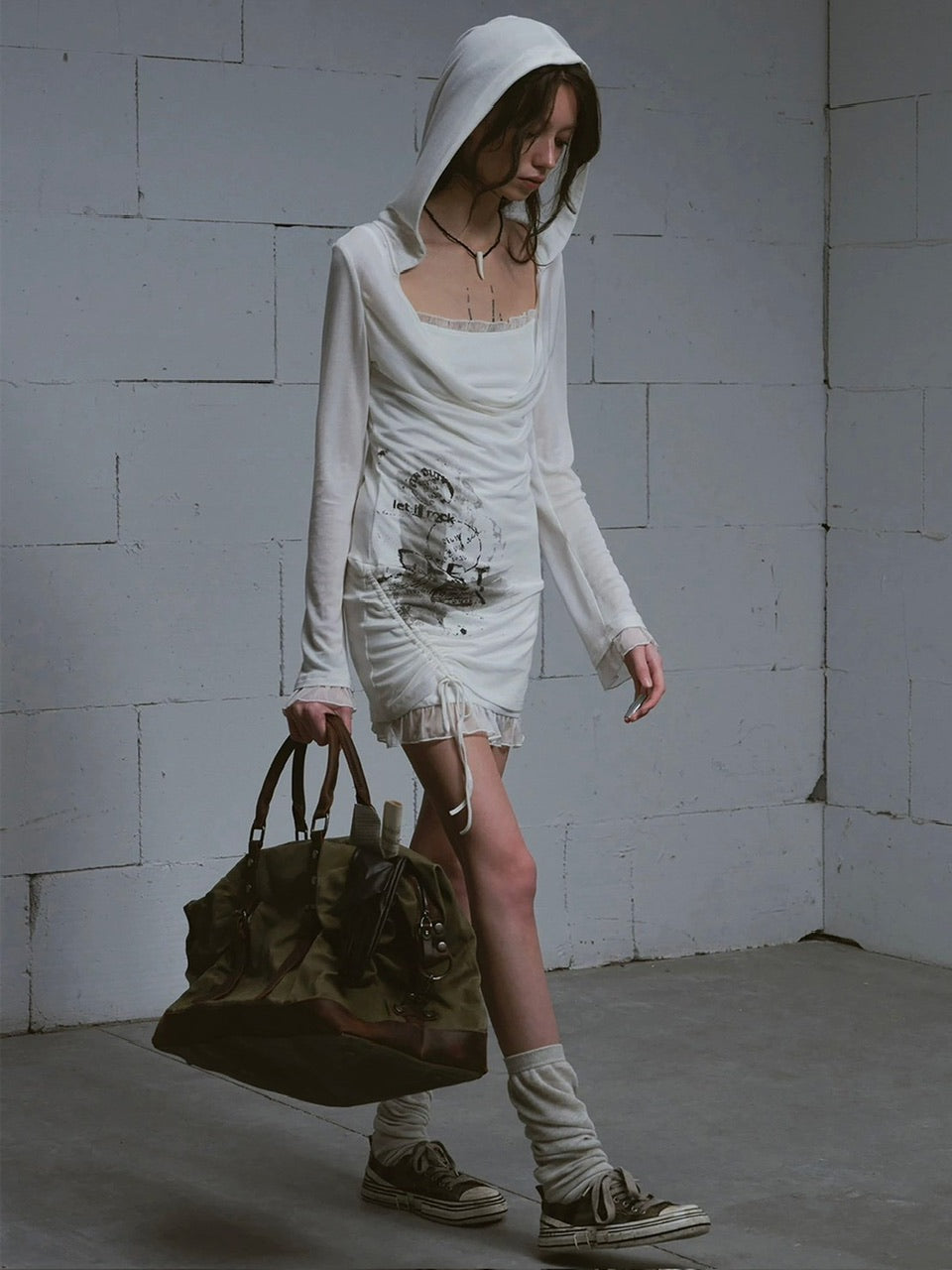 【Cest Nous】two-piece dress (3color) / 【セヌー】ツーピースレイヤードミニワンピース