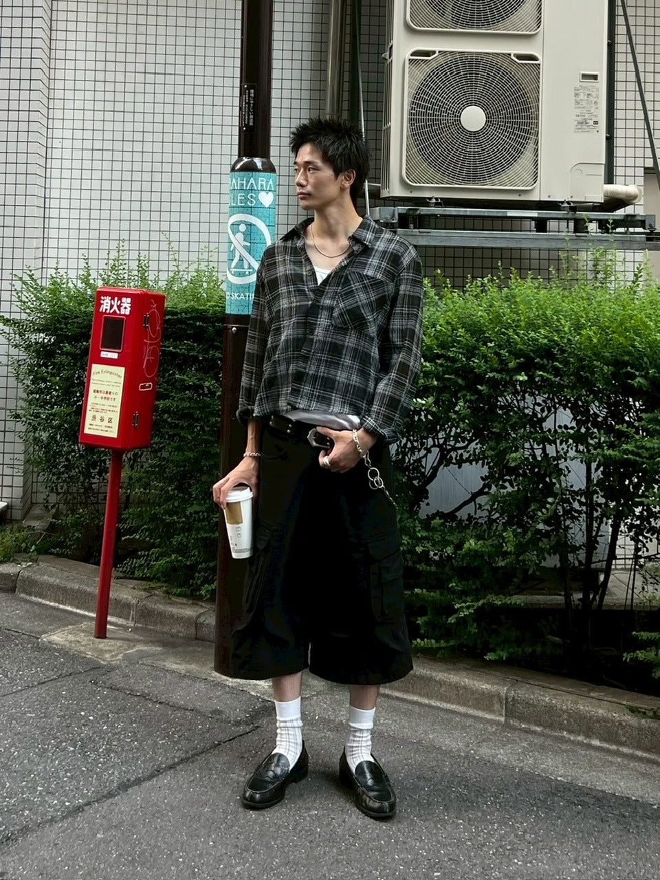 大阪店WEB限定受注制【Chikashitsu +】cotton cargo bermuda pants (2color)