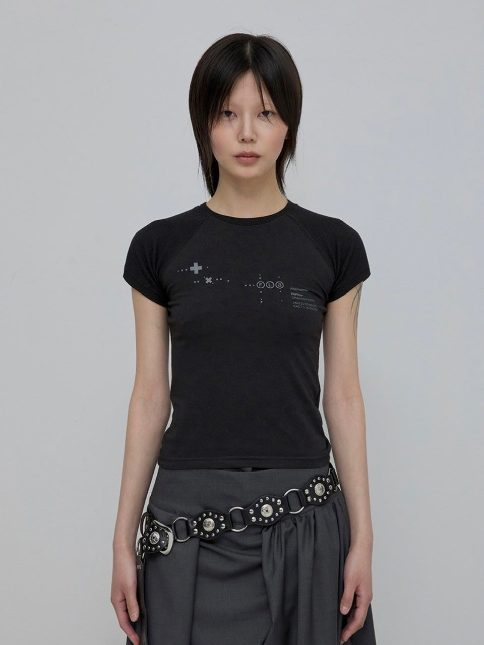 【FLAREUP】Muta Waffle Raglan T-Shirt