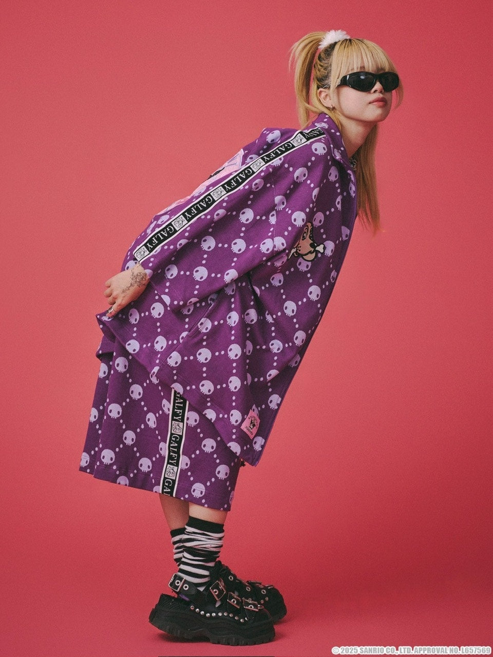 【GALFY×KUROMI】ドクロだらけ夏セットアップ