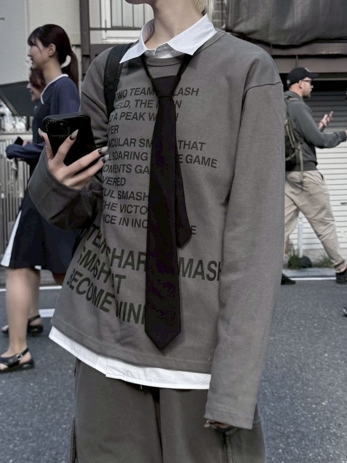 受注制【nmtc +】logo long sleeve / 【エヌエムティーシープラス】ロゴー長袖Ｔシャツ (4color)