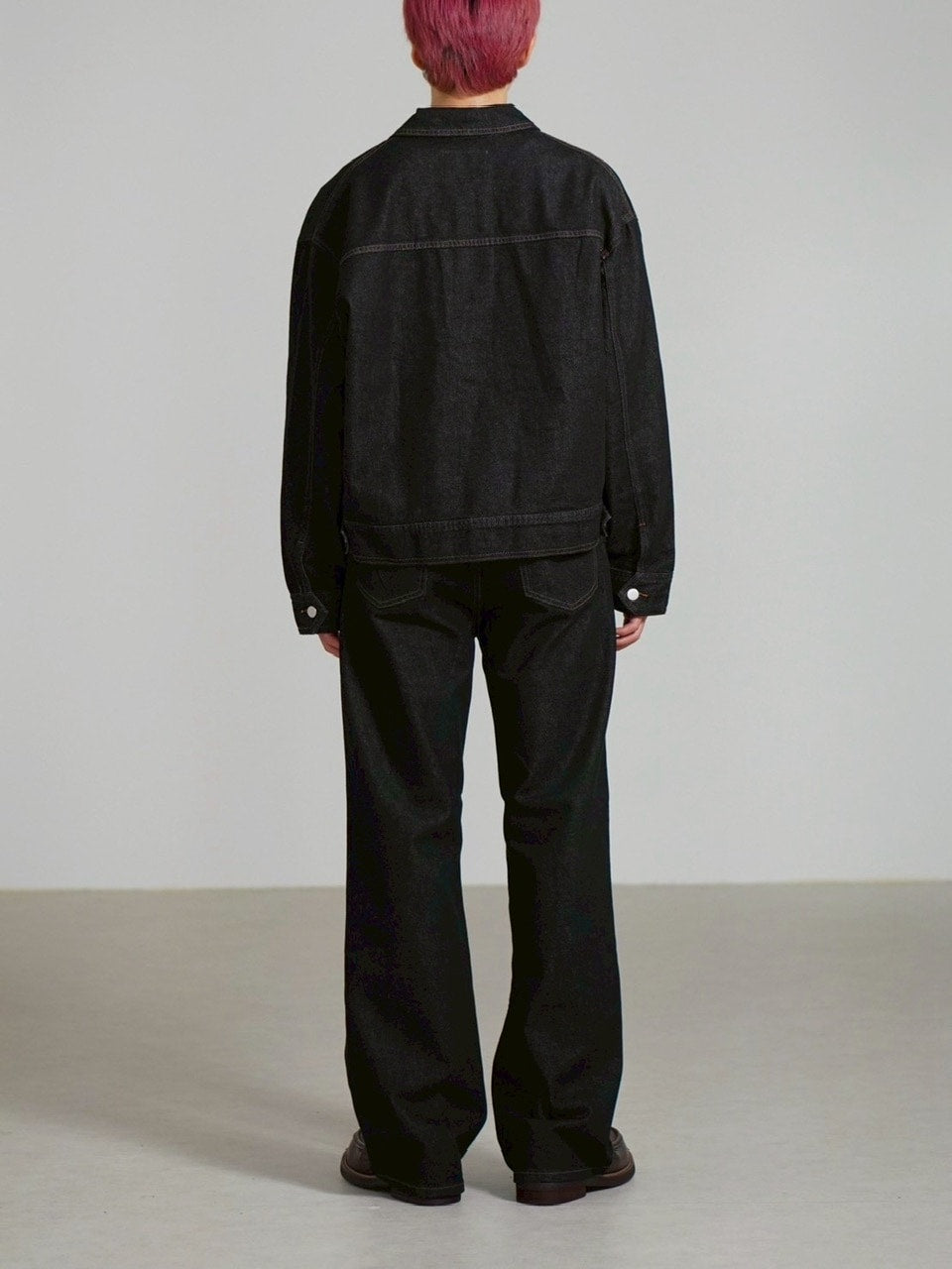 受注制【Chikashitsu +】2 pocket rigid denim jacket