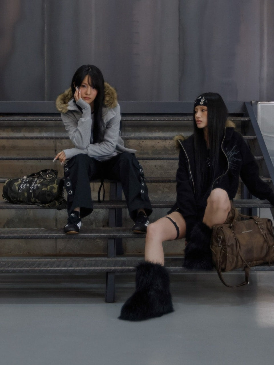 【FANCY CLUB】RUTHLESS FUR HOODED ZIP-UP / 【ファンシークラブ】ルースレスファージップアップパーカー