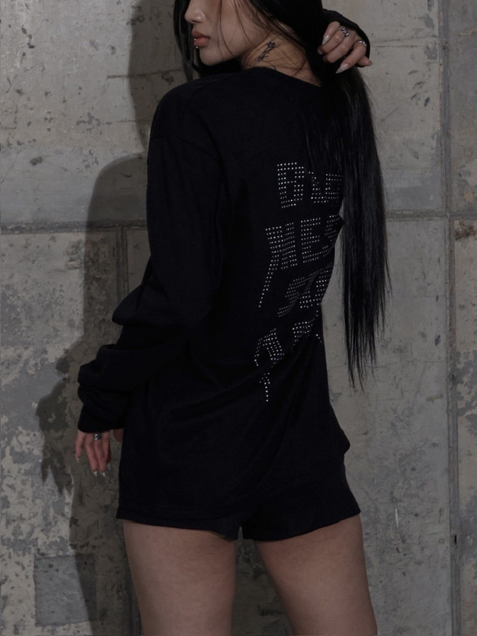 【FANCY CLUB】FF LETTERING LONG SLEEVE / 【ファンシークラブ】ＦＦレタリング長袖Ｔシャツ