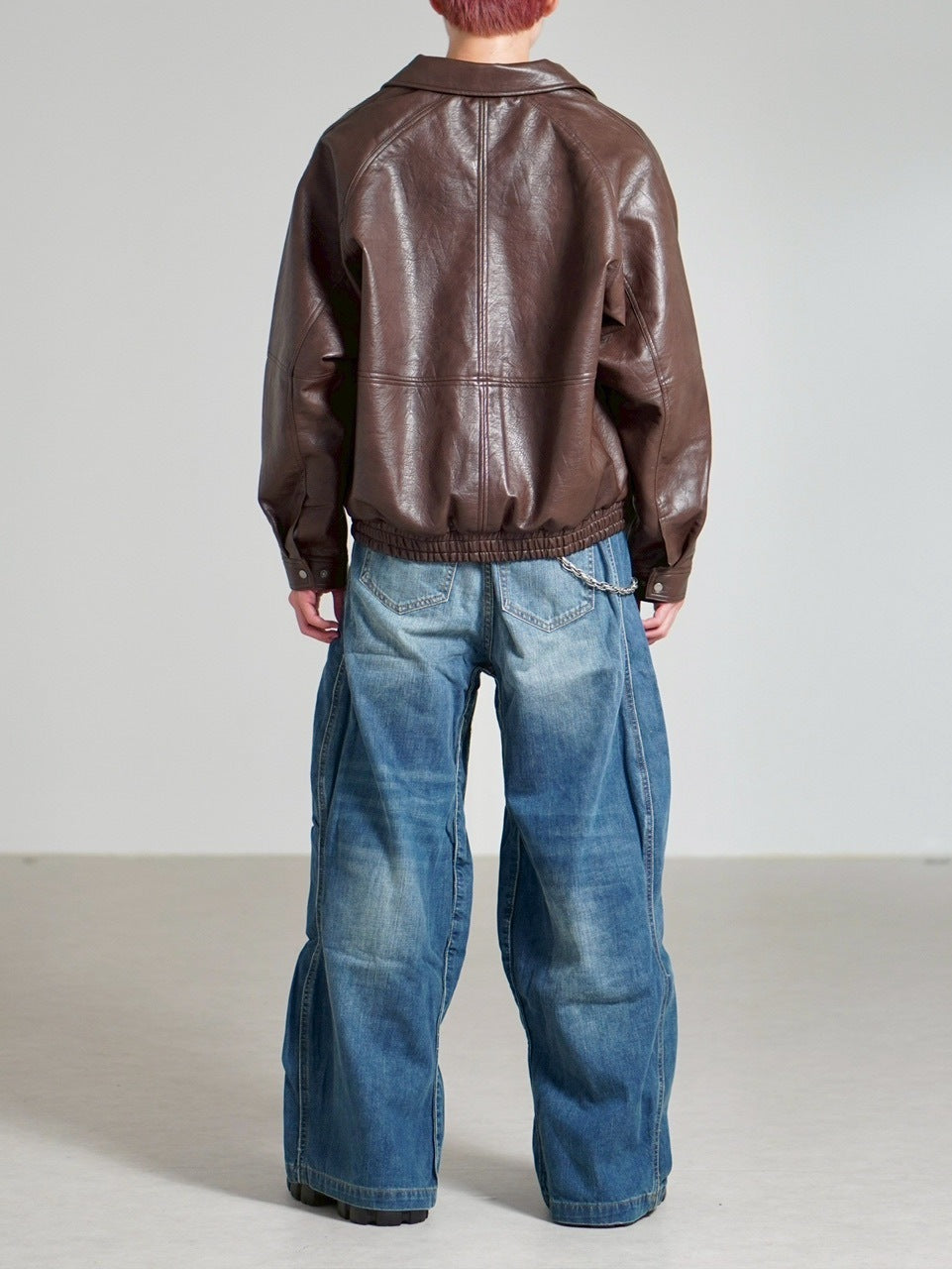 受注制【Chikashitsu +】bomber synthetic material jacket / 【チカシツプラス】ボンバーシンセティックマテリアルジャケット (2color)