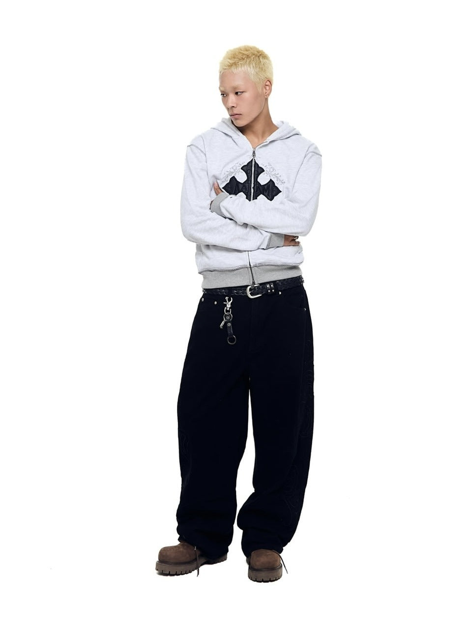 12/21再入荷【AAKAM】AKM CROS2 Zip-Up Hoodie