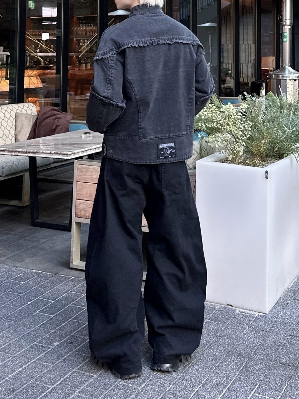 大阪店WEB限定受注制【Chikashitsu +】deep ballon curve pants / 【チカシツプラス】ディープバルーンカーブパンツ (2color)