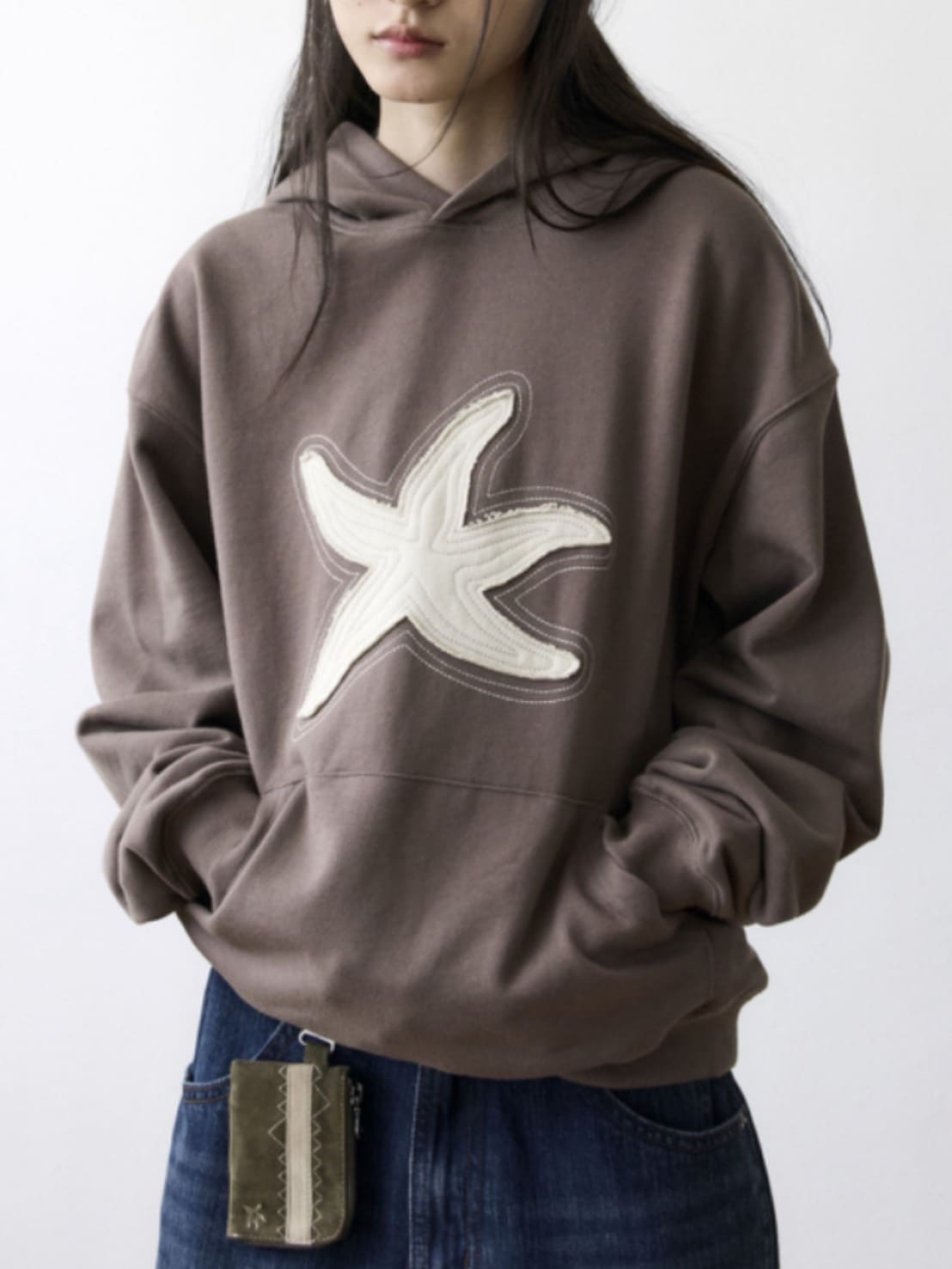 【THECOLDESTMOMENT】TCM starfish contour hoodie