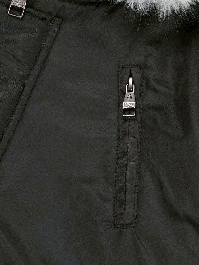 【AAKAM】Hooded Fur MA-1 Jacket