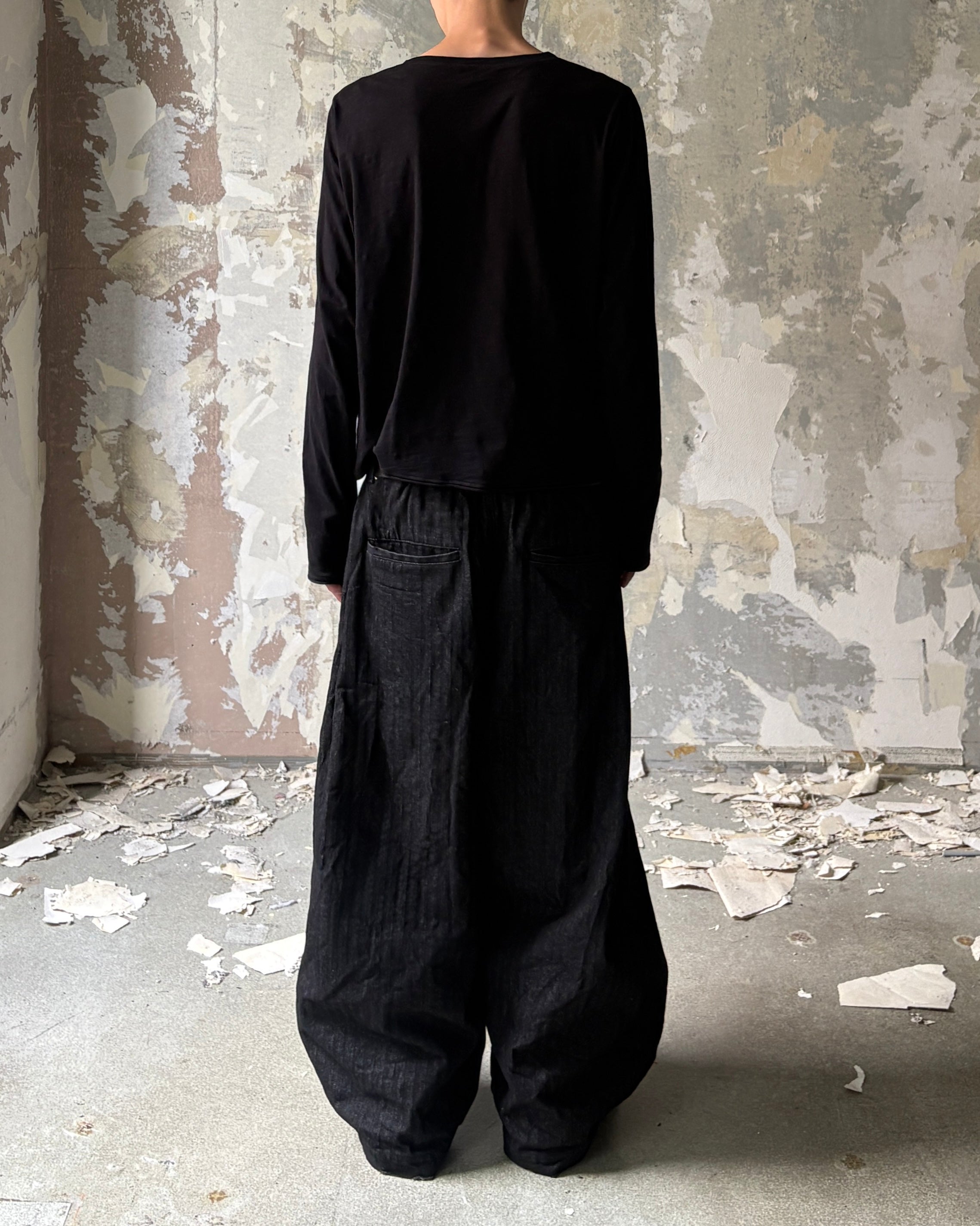 【Lee fi Ne】Offset Henley LS Tee
