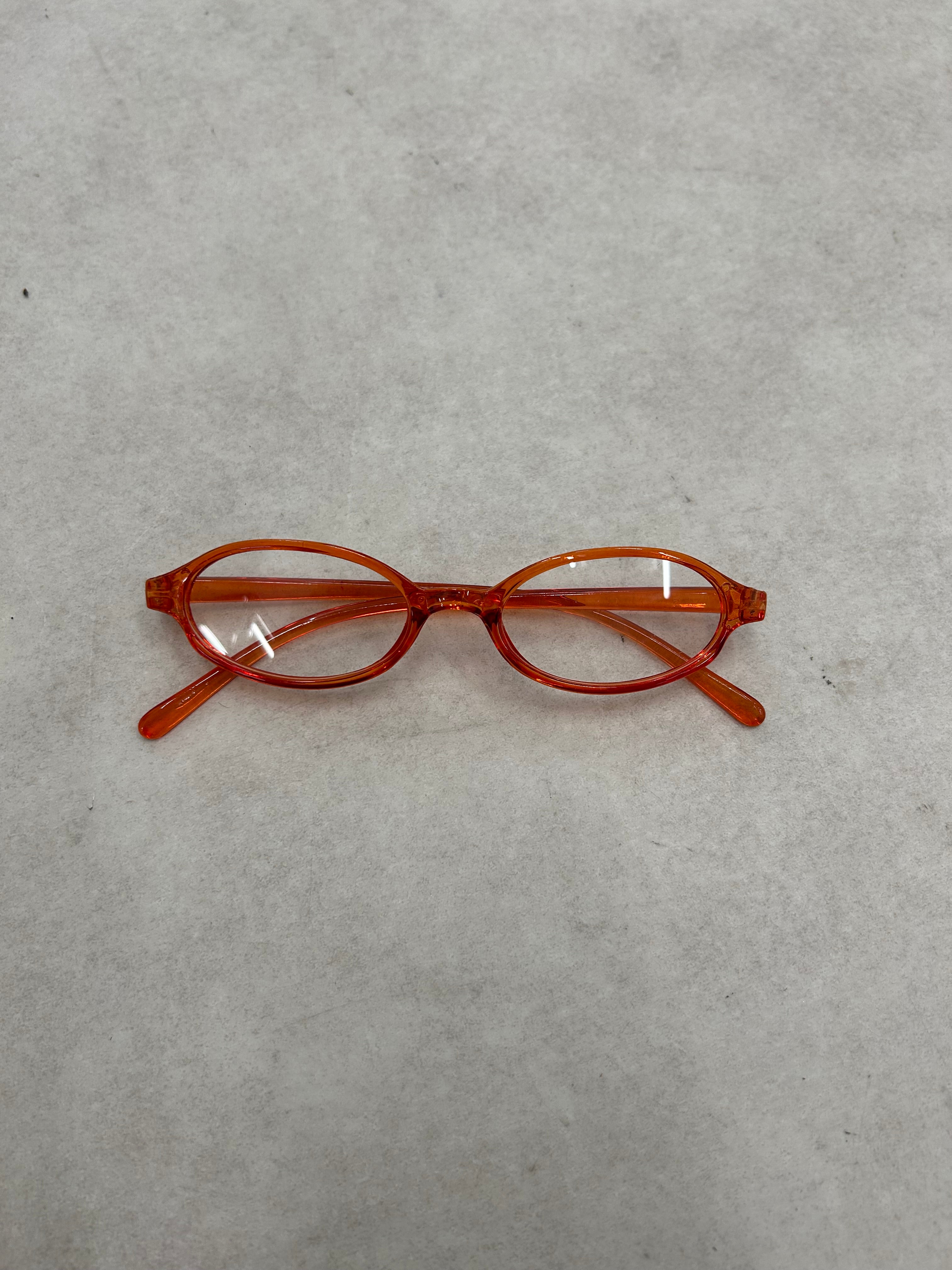 5/29 20:00発売 国際配送【Nerd out XU】color oval retro glasses (3color)