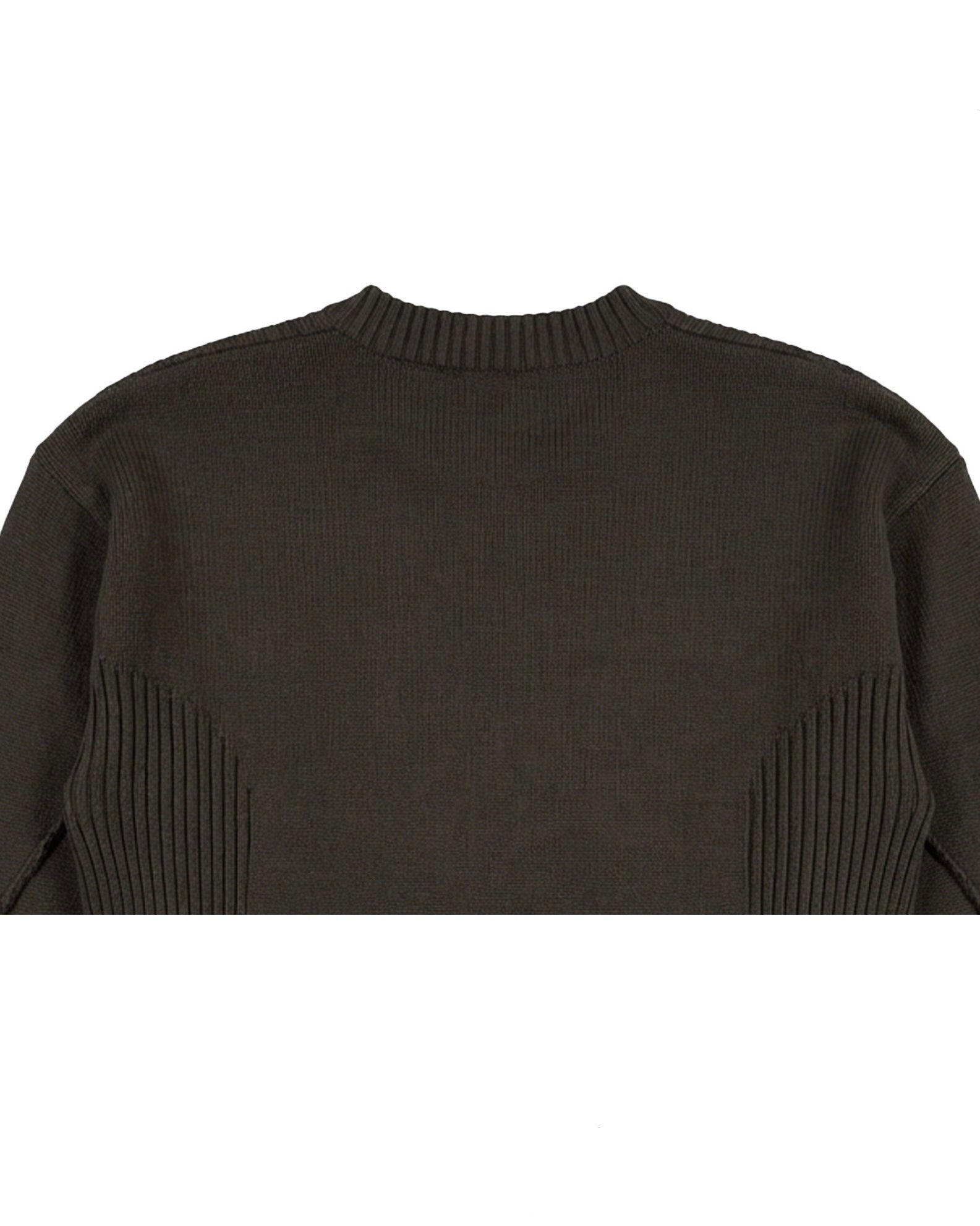 【BLR BLUER】Faded Vintage Henley Knit Sweater