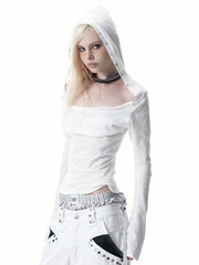 【CH2】WHITE SWAG PRINCESS ERA HOODIE