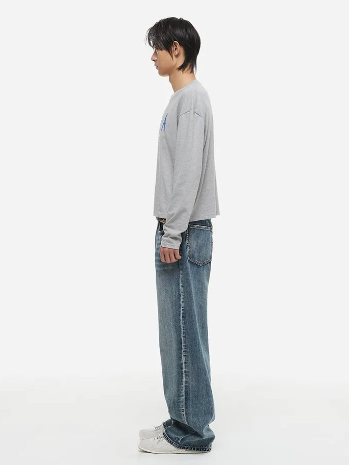 【DNSR】Relax Wide Denim Pants