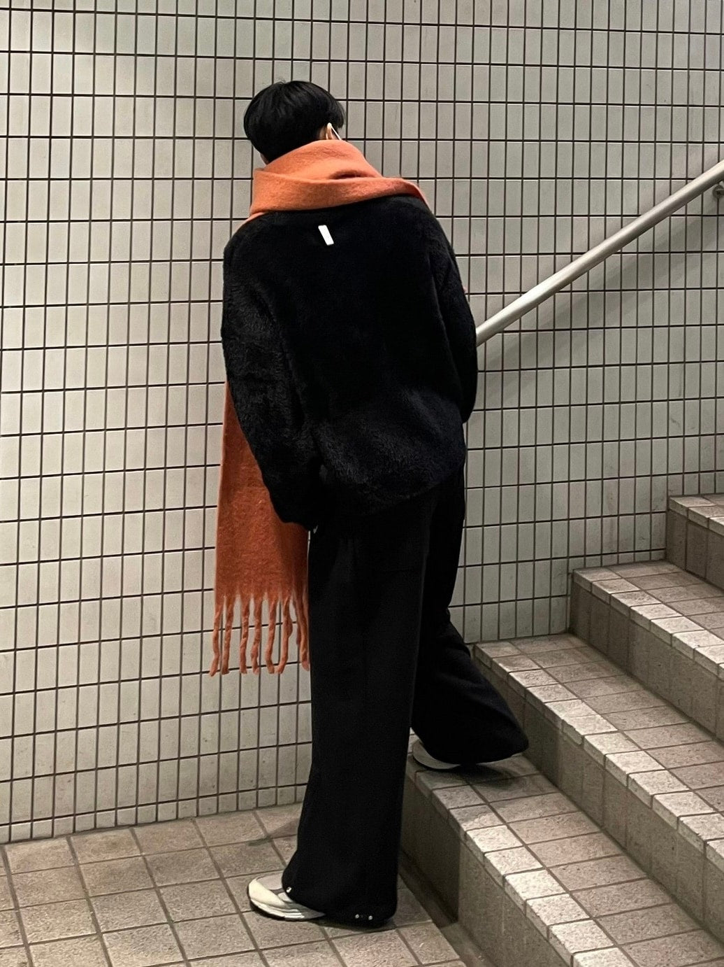 受注制【Chikashitsu +】volume color muffler (6color)