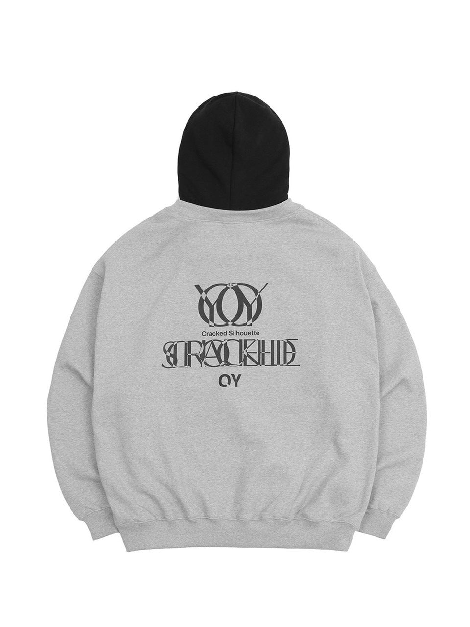 【OY】OVERLAY LOGO ZIPPER POLA HOODIE