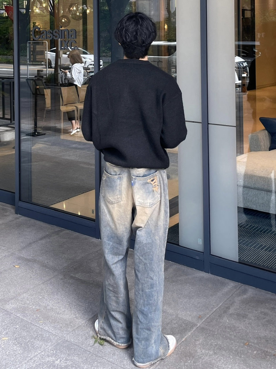 受注制【Chikashitsu +】unisex 6color knit (6color) / 【チカシツプラス】ユニセックス6カラー長袖ニット