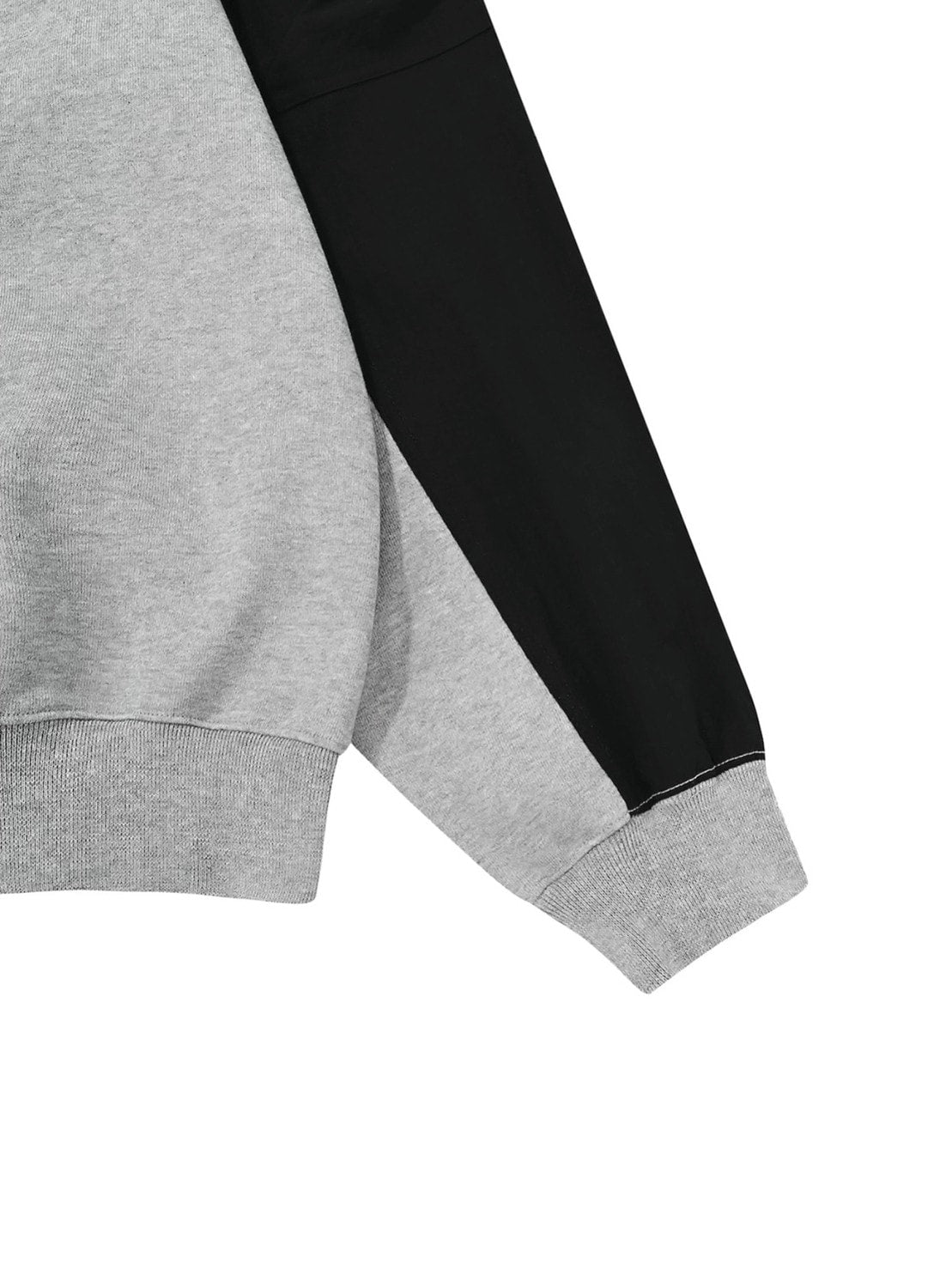 【OY】PANEL CONTRAST POCKET HOODIE