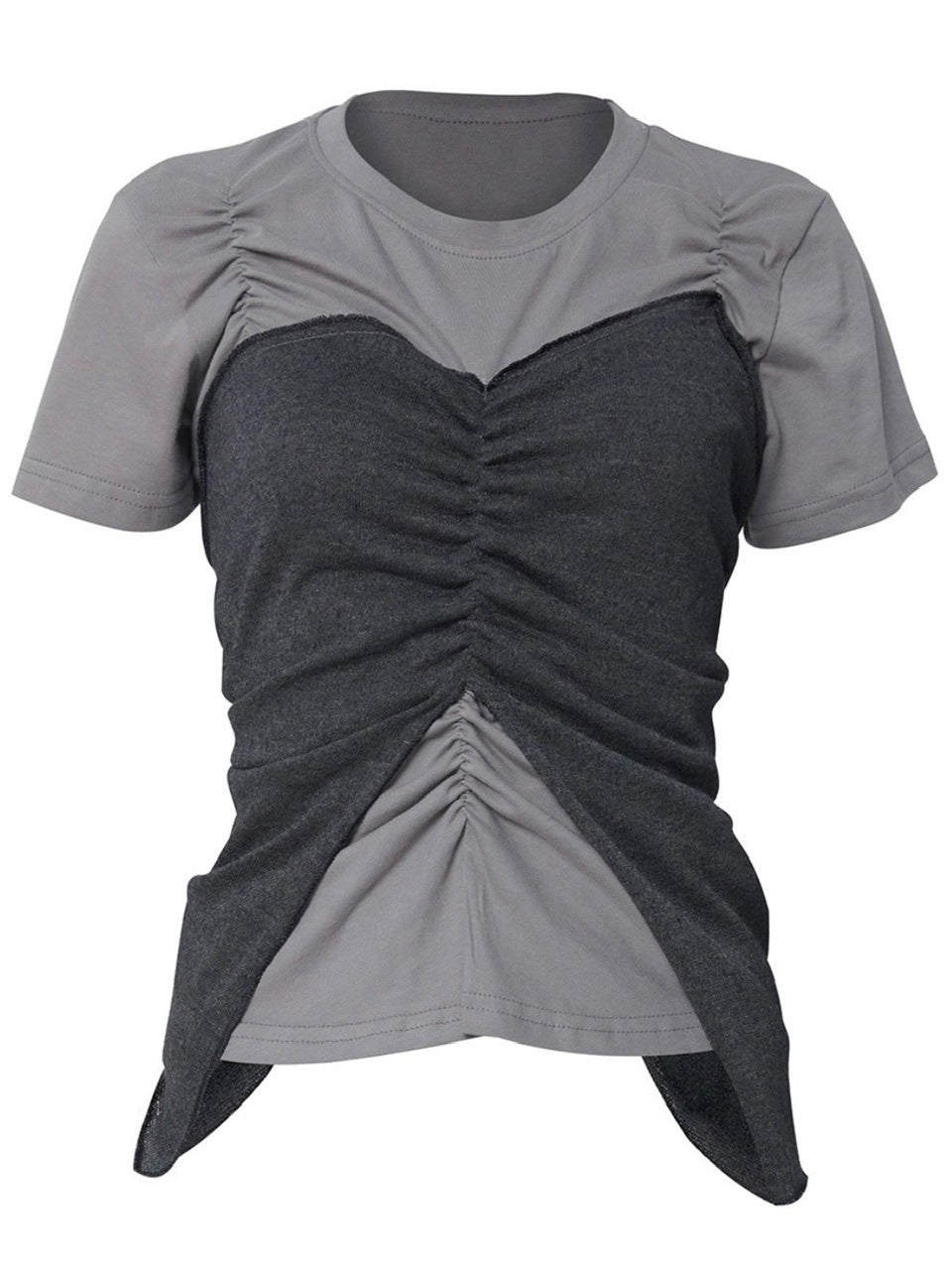 【FLAREUP】Bustier Layered T-Shirt