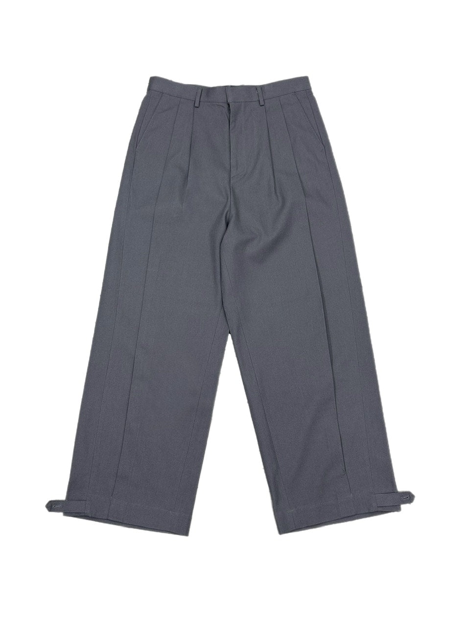 大阪店WEB限定受注制【Chikashitsu +】2tuck wide cotton pants (2color)