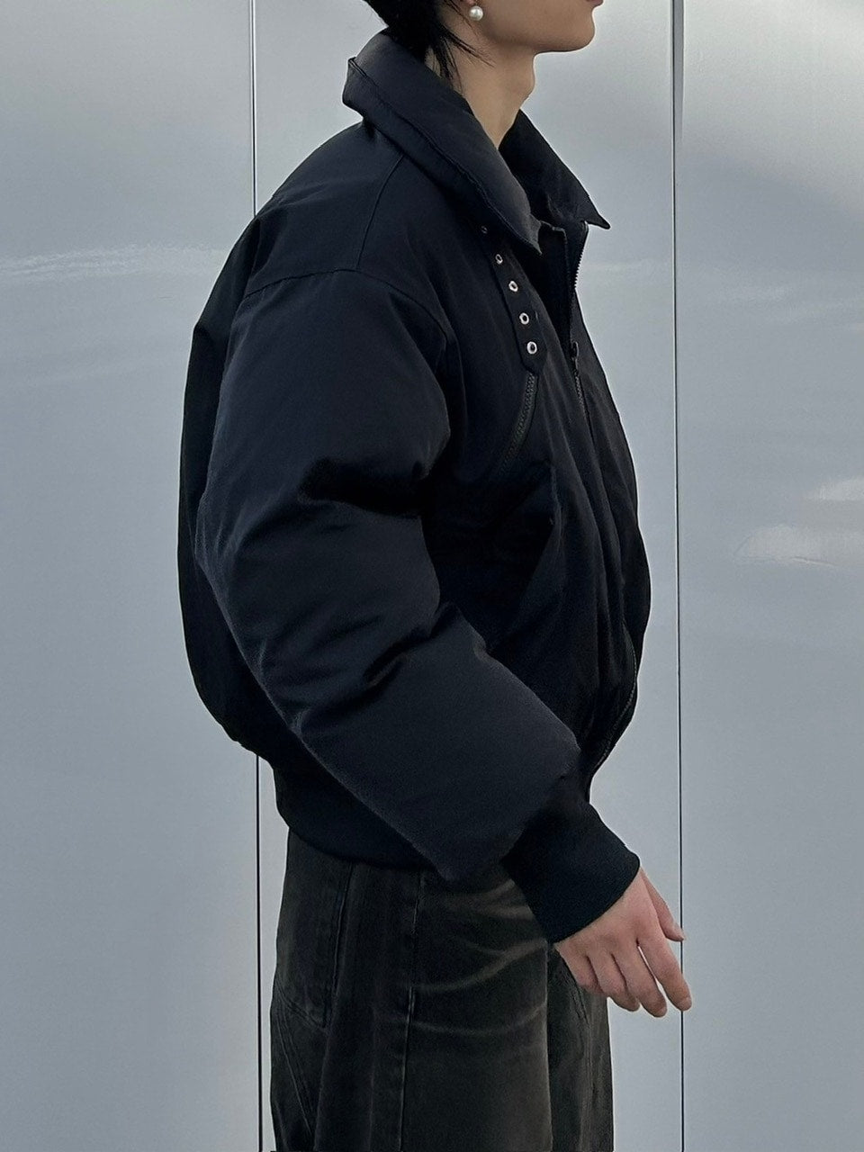 大阪店WEB限定【Chikashitsu +】stand neck padding jacket (2color)