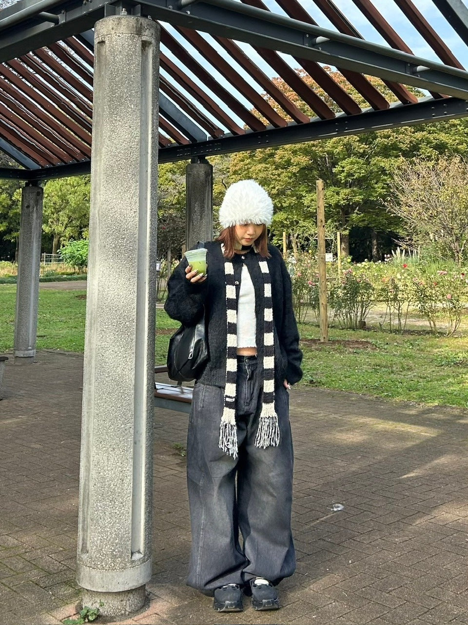 受注制【Chikashitsu +】volume fur beanie (4color)