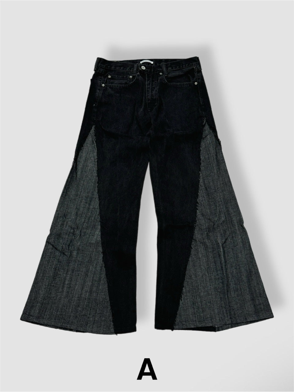 【Re +】newold docking flare denim pants (black)