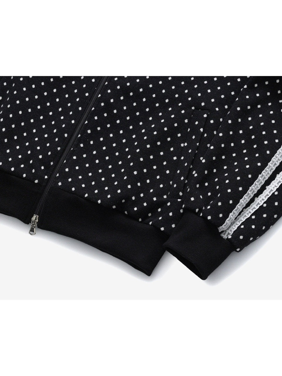 【CRANK】ROSE DOT TRACK JACKET / 【クランク】ローズドットダブルジップトラックジャケット