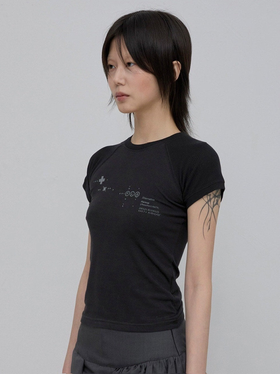 【FLAREUP】Muta Waffle Raglan T-Shirt