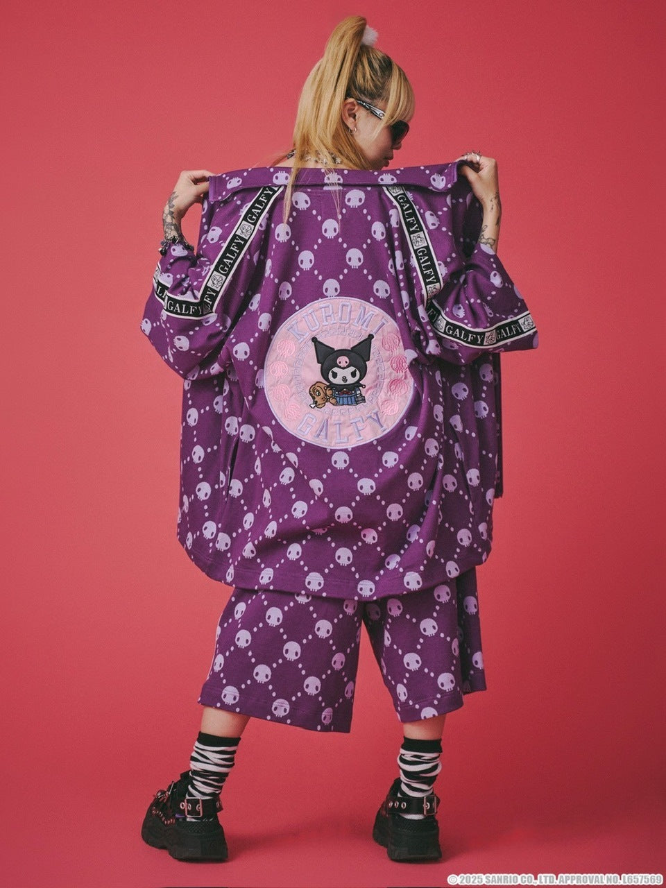 【GALFY×KUROMI】ドクロだらけ夏セットアップ