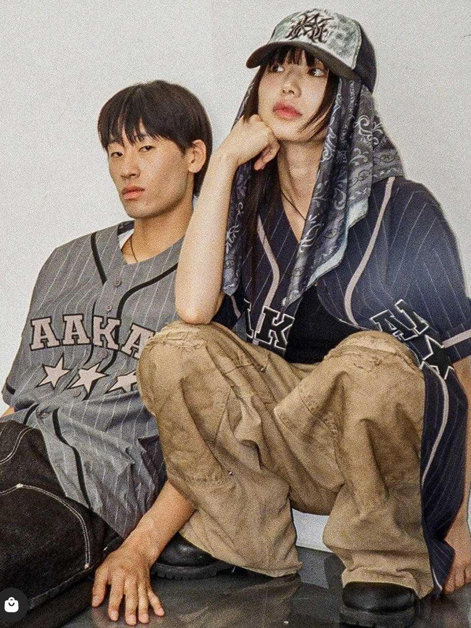 【AAKAM】Cotton Baseball Jersey