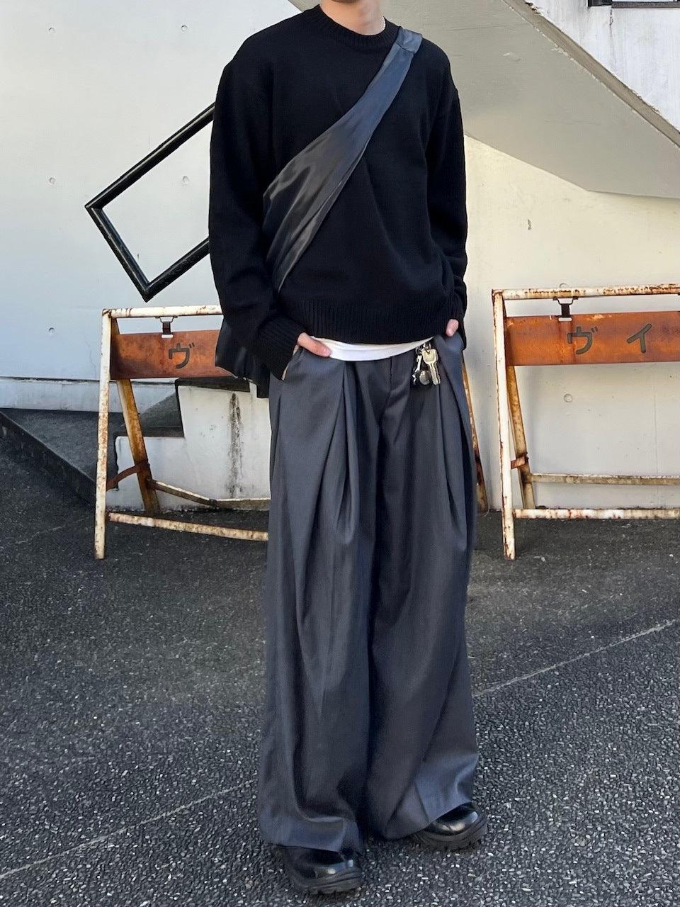 東京店WEB限定受注制【Chikashitsu +】soft touch crew neck knit / 【チカシツプラス】ソフトタッチクルーネックニット (6color)