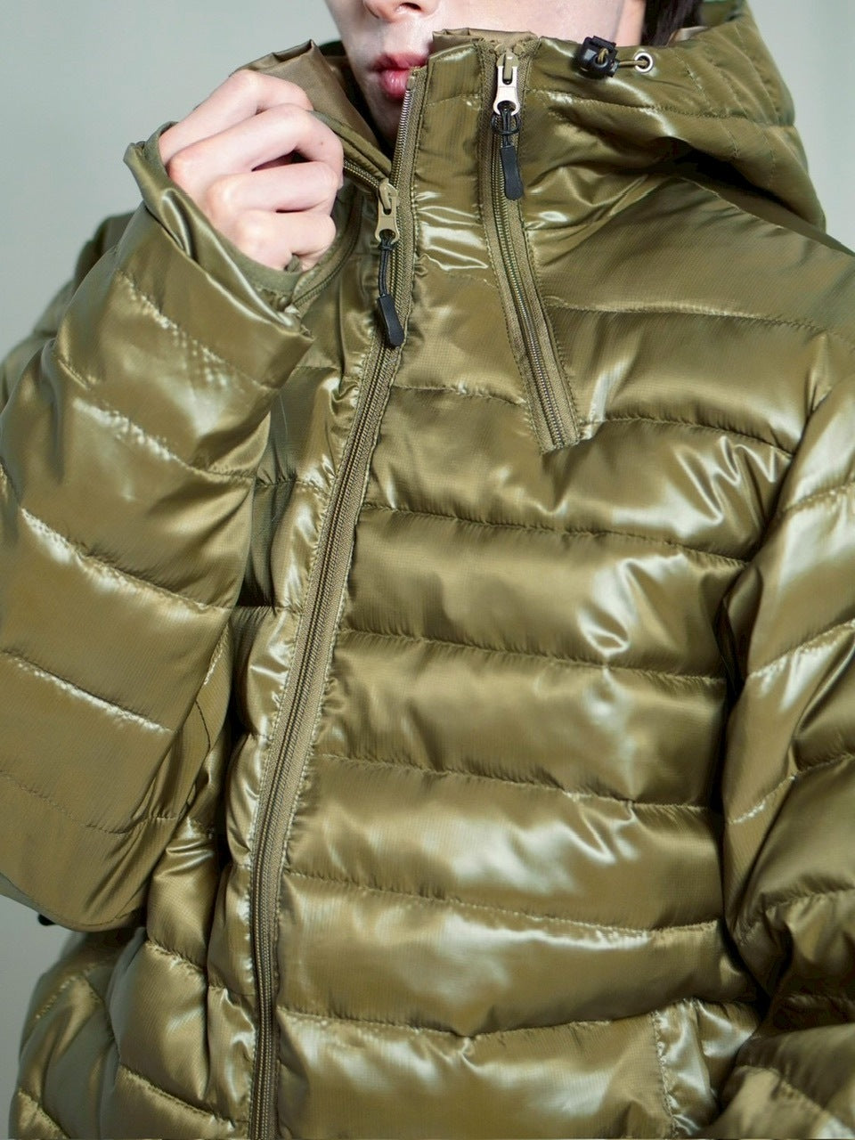 受注制【Chikashitsu +】5 zip puffer jacket / 【チカシツプラス】ファイブジップパファージャケット (4color)