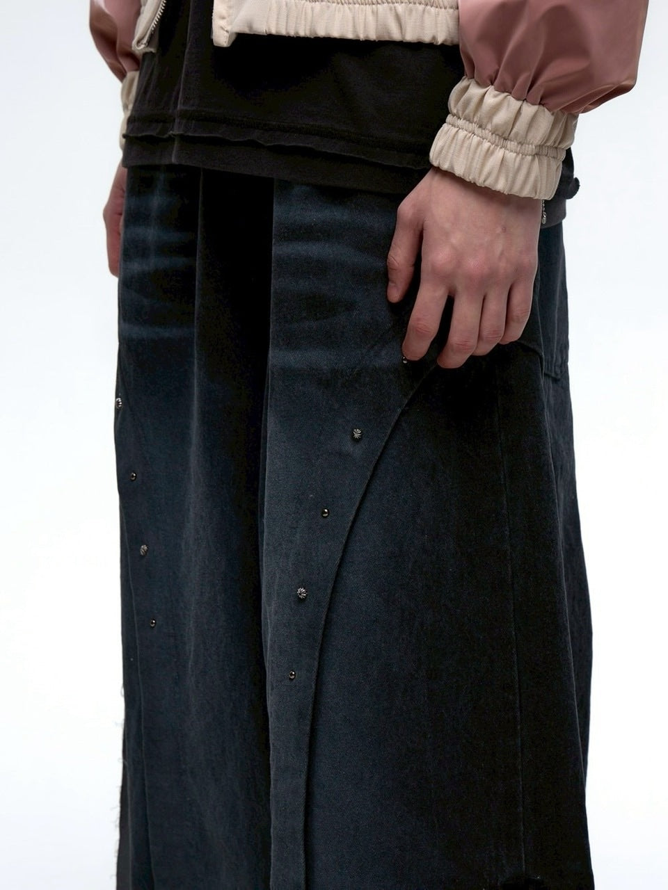 【RSSC】CURVED INCISION BALLOON DENIM PANTS