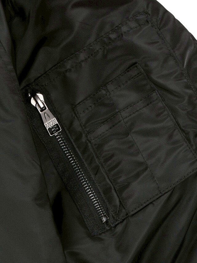 【AAKAM】Hooded Fur MA-1 Jacket