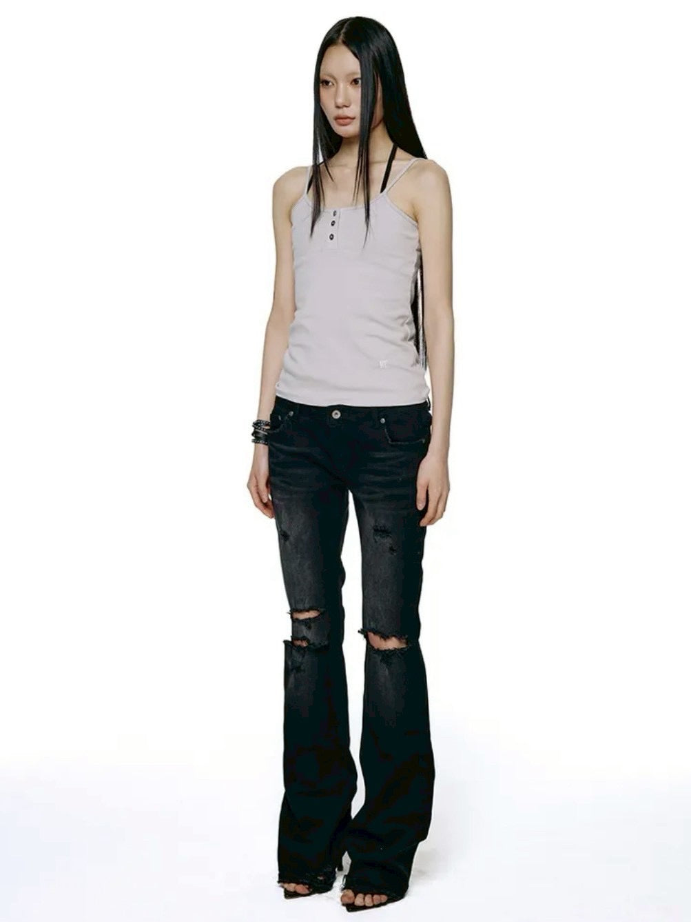 【ROCK CAKE】Layne Low Rise Bootcut Jeans