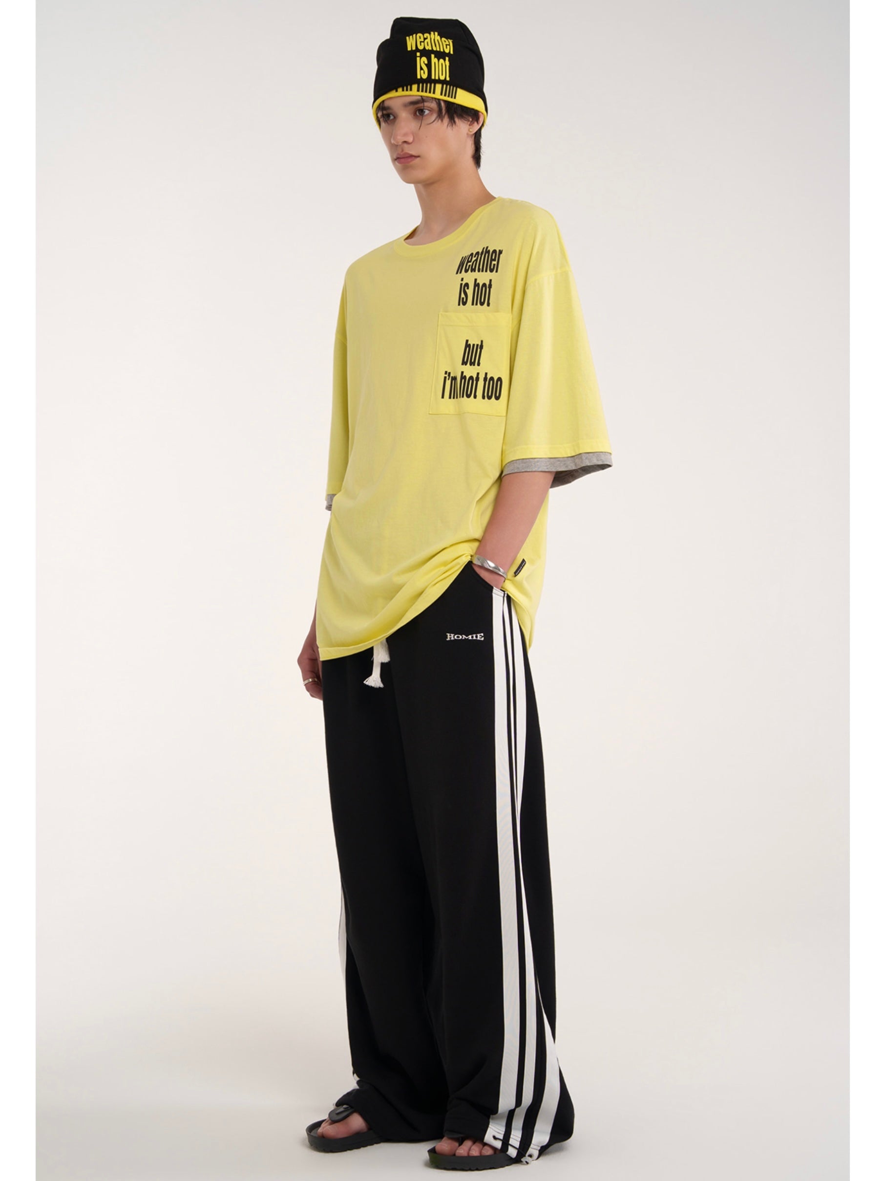 【ESC STUDIO】Homie 3-stripe sweat pants