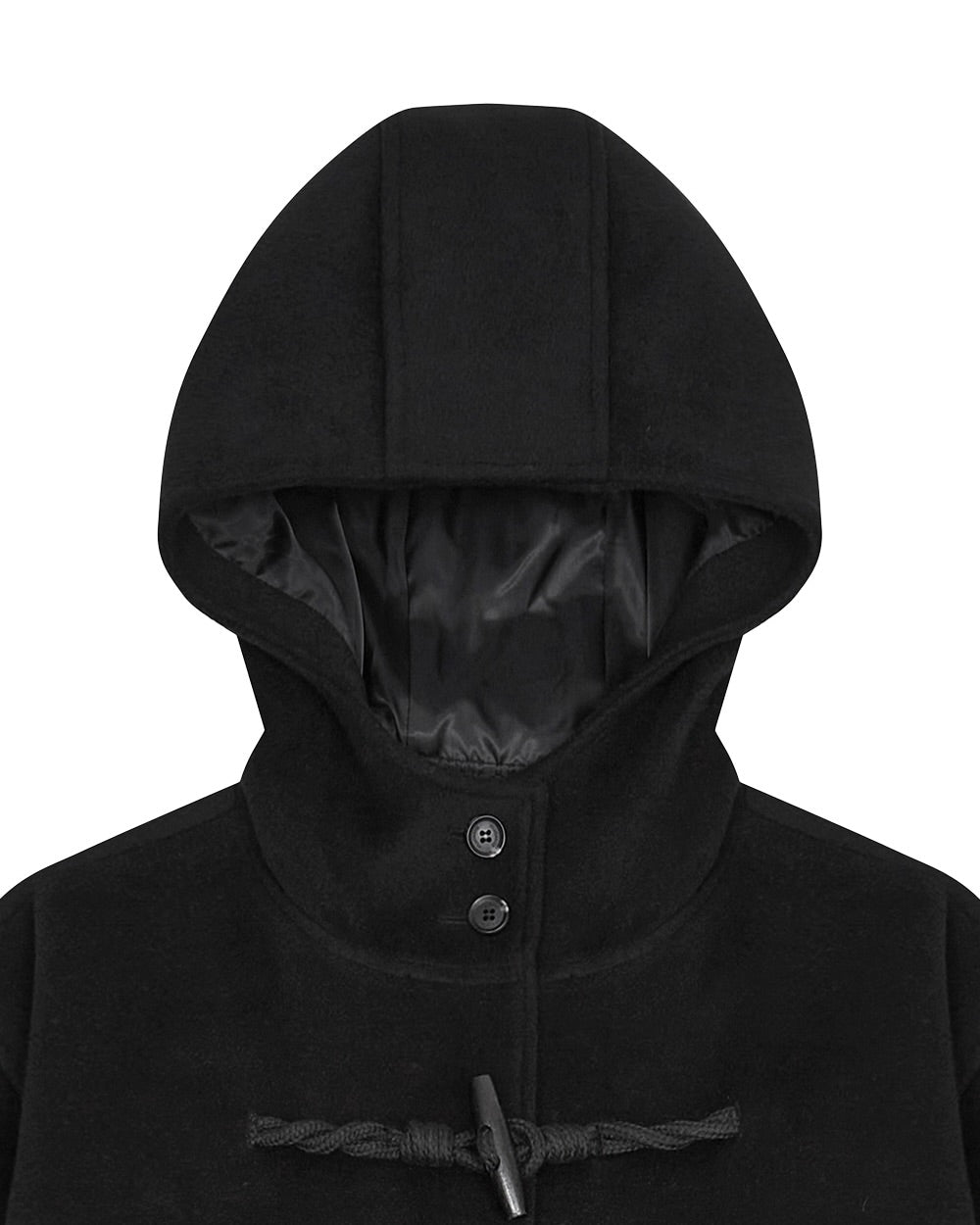 【TUOMIO】PLEATED TOGGLE WOOL COAT