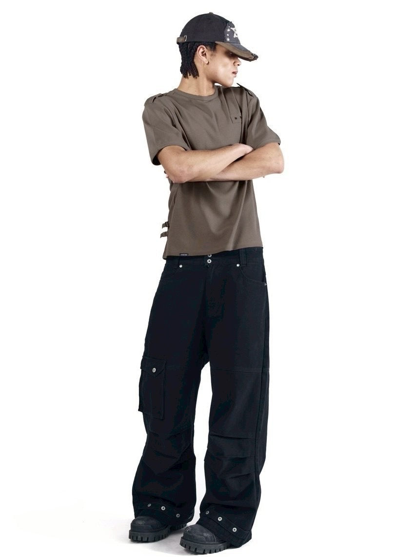 【AAKAM】Cowboy Chaps Cotton Pants