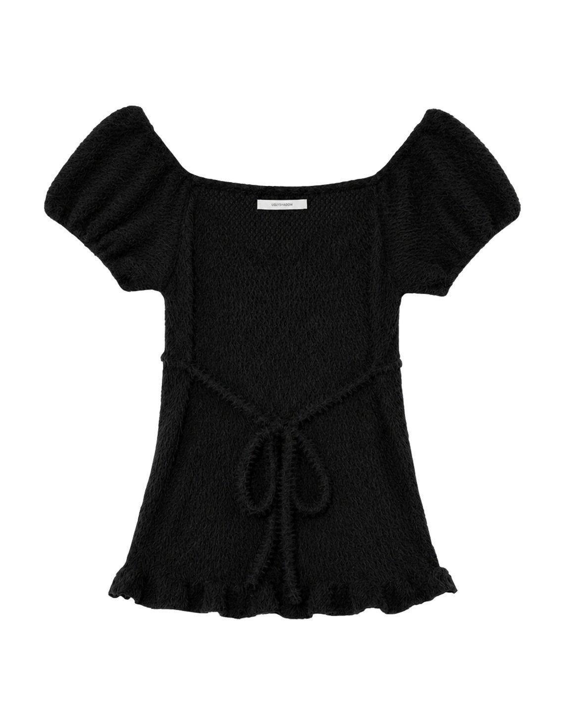【Uglyshadow】SOFT SHIRRING T-SHIRT