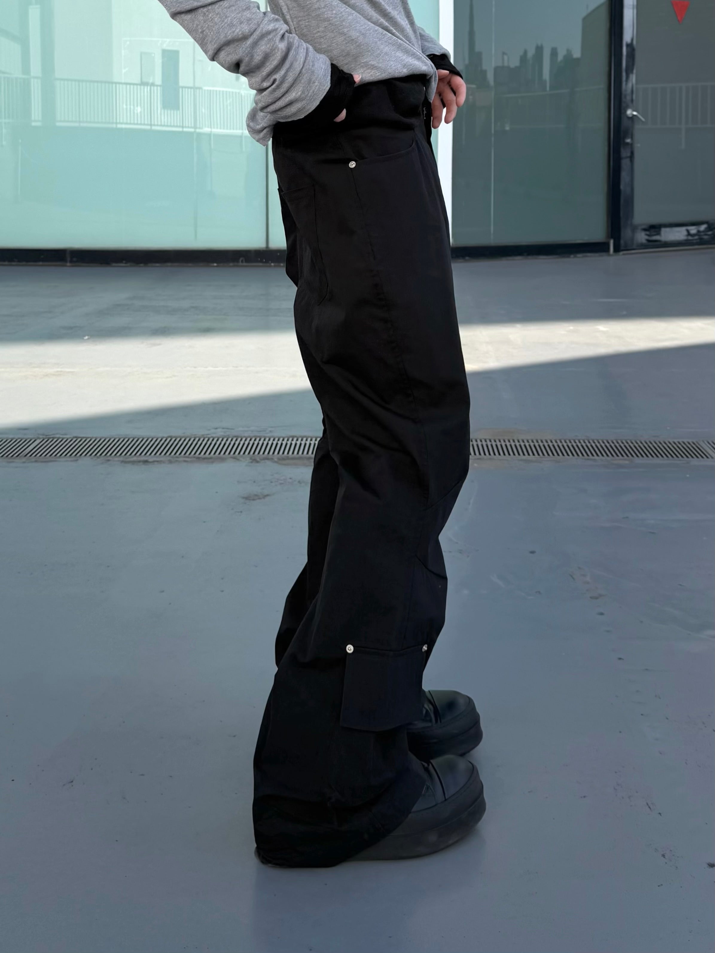 大阪店WEB限定受注制【Chikashitsu +】bootcut utility cargo pants