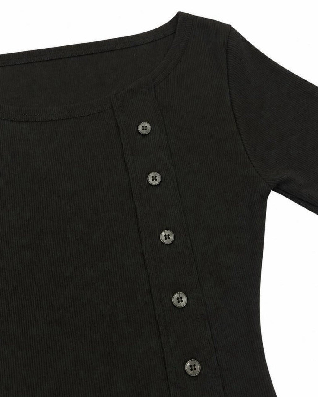 受注制【nmtc+】Double Button Rib Cardigan (2color)
