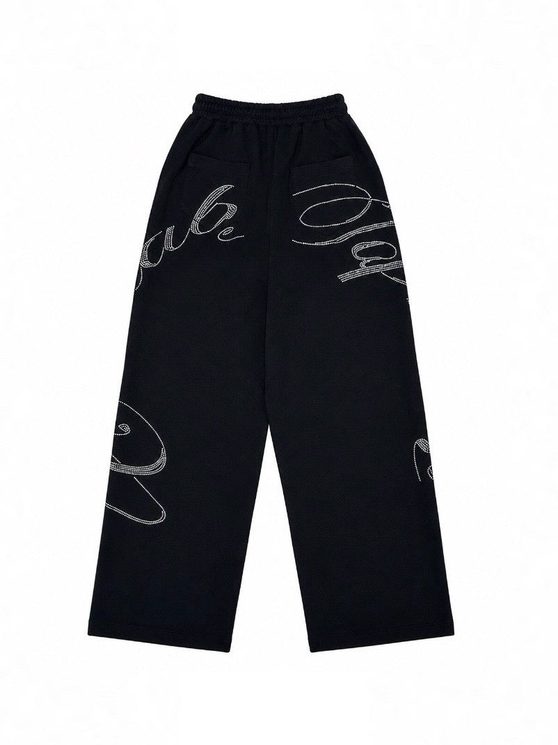 受注制【nmtc+】Neut Crystal Drawstring Pants (2color)