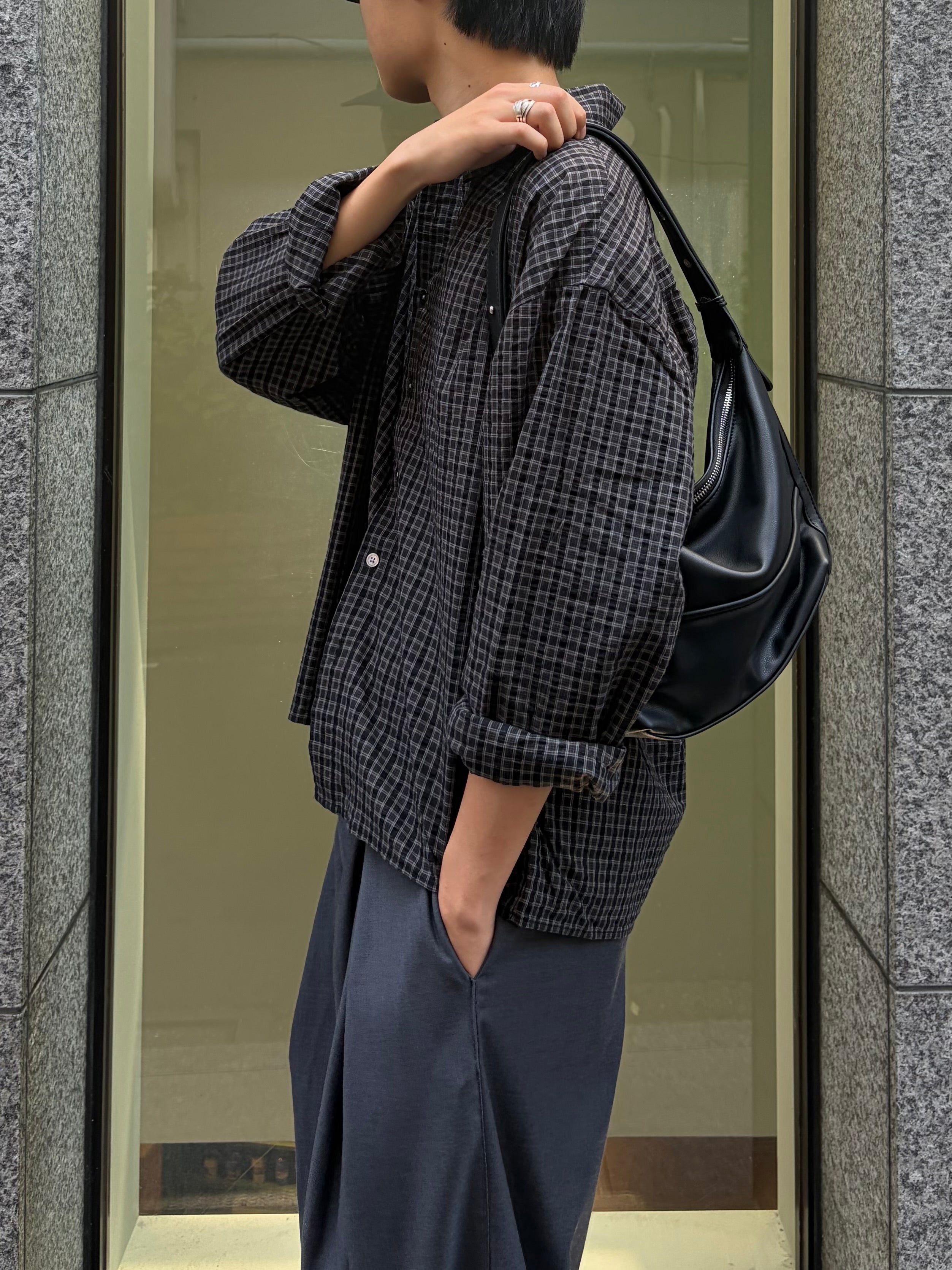東京店WEB限定受注制【Chikashitsu +】daily hobo bag (2color)