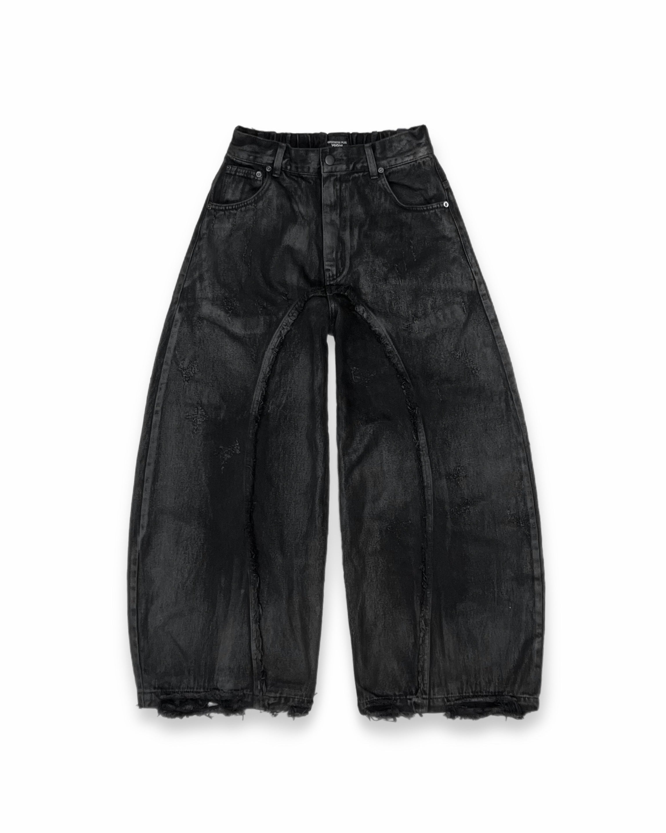 CHIKASHITSU PLUS HIGH】Washed coating denim pants – PRESSING WEB SHOP