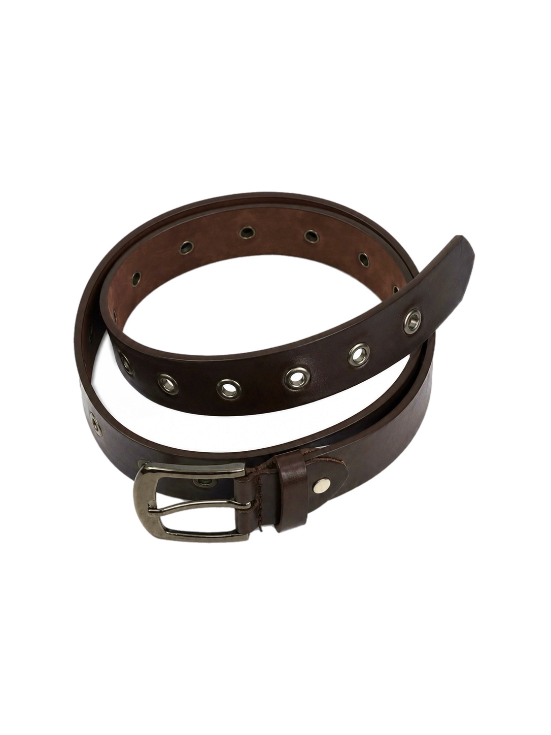 受注制【Chikashitsu +】vegan leather eyelet belt (2color)
