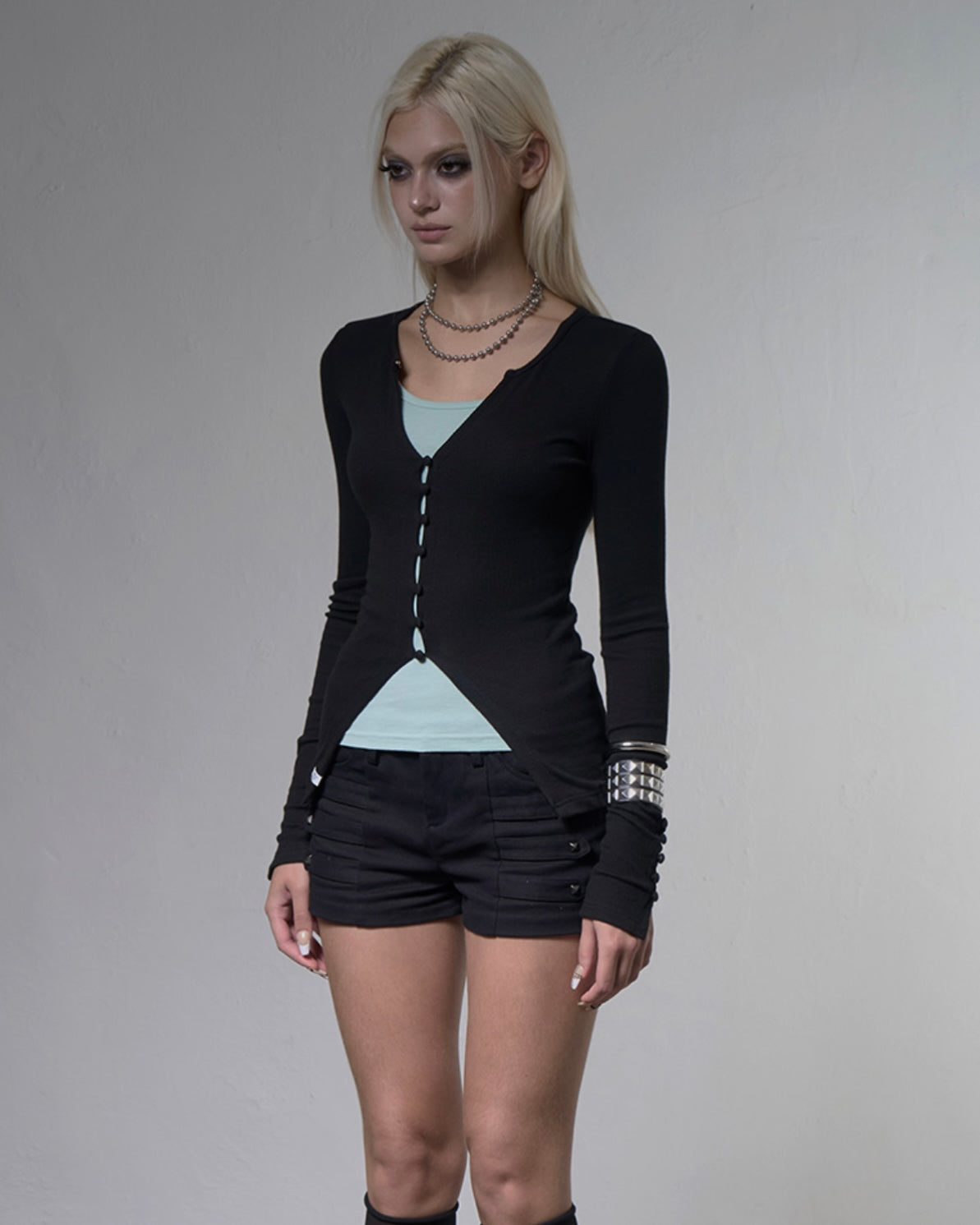 【FANCY CLUB】KEYHOLE HOOK CARDIGAN