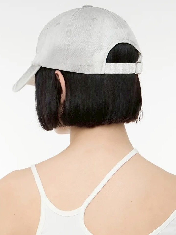【ROCK CAKE】Slogan Washing Ball Cap