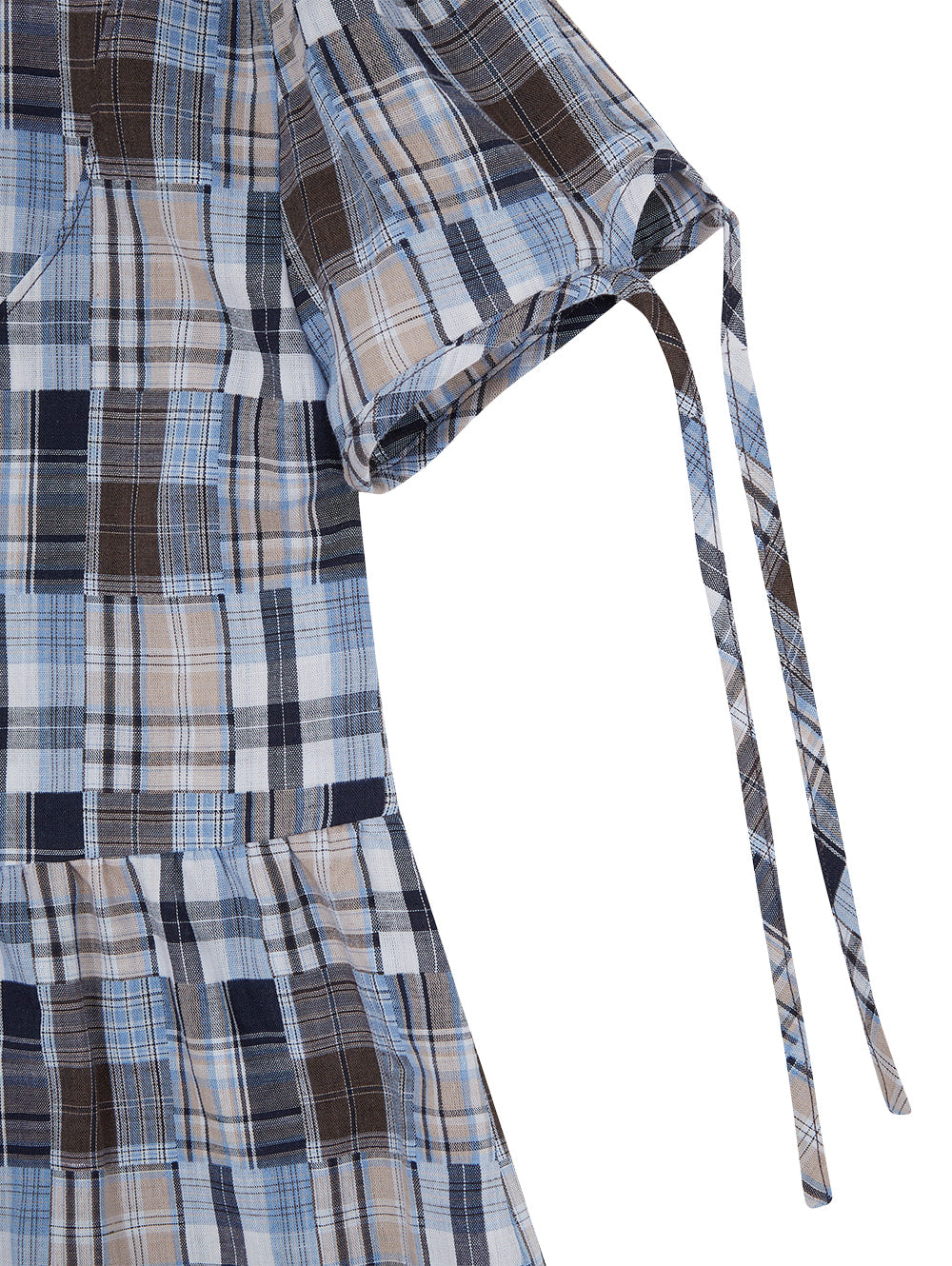 【TUOMIO】PUFF SLEEVES RIBBON BLOUSE