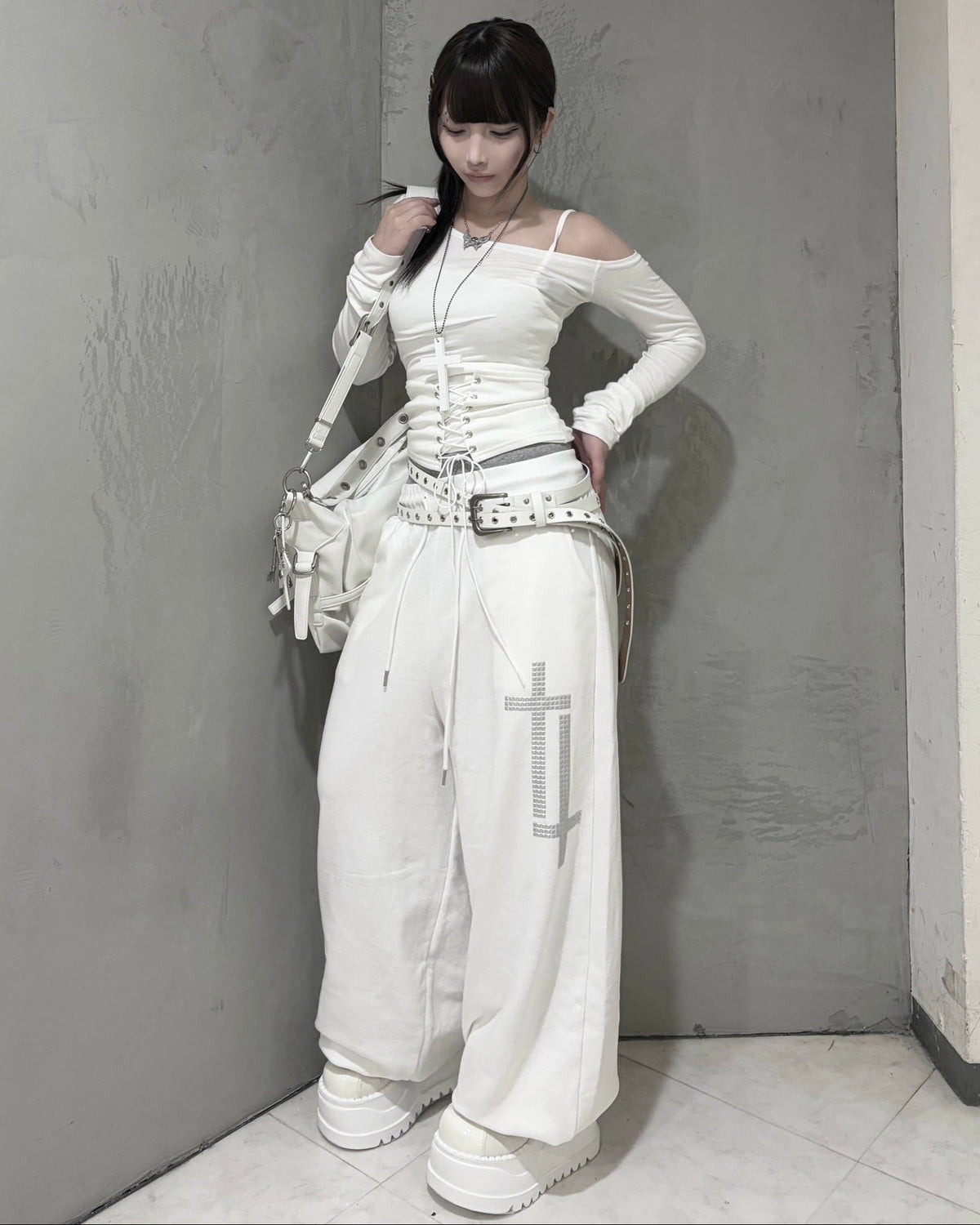 受注制【nmtc+】Corset Lace-Up Long Sleeve (3color)